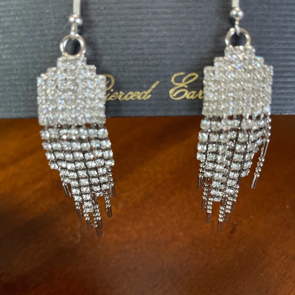 Park Lane Platinum Earrings - Picture 3 of 3